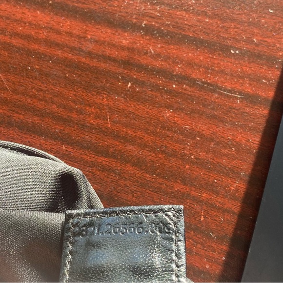 FENDI Mamma Baguette Shoulder Bag Nylon Black 2321 26566 009 Auth VINTAGE - Picture 6 of 16